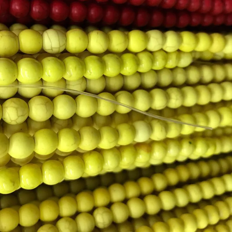 Лидер продаж оптовая продажа 8 мм разные цвета стиль Howliet круглые бусины россыпью