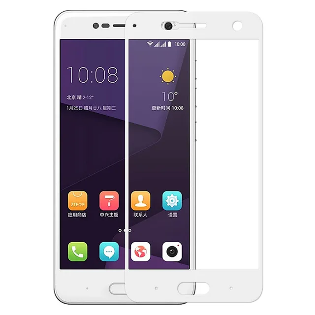 3D закаленное стекло для ZTE Blade V8 Полное покрытие экрана Взрывозащищенная защитная