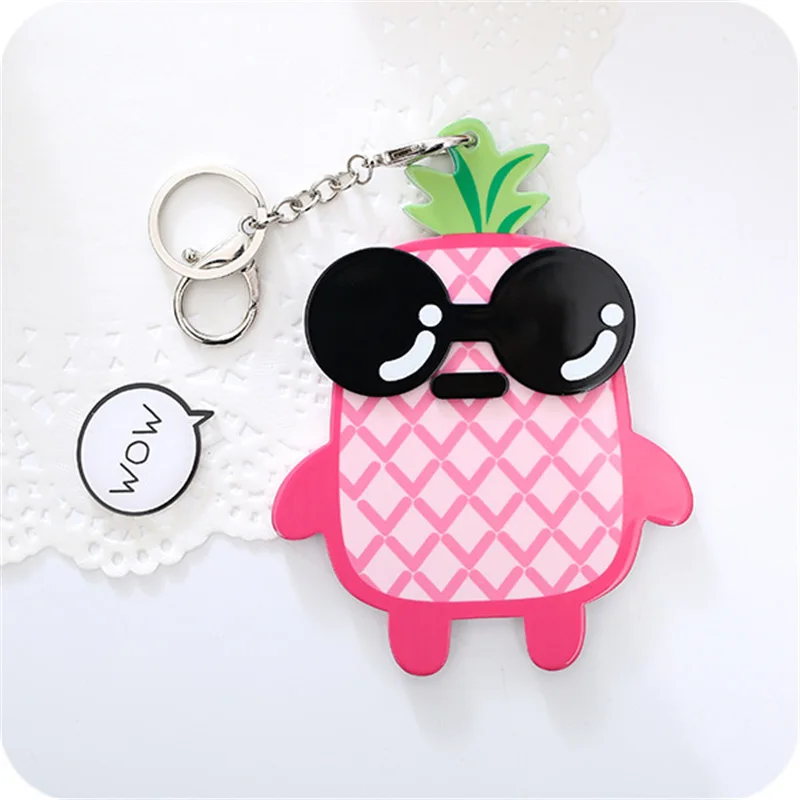 PACGOTH Creative Fashion Acrylic Bus ID Name Card Holders Kawaii Fruits Pineapple Shape Casual Credit &amp 1 Piece | Багаж и сумки