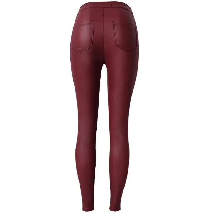 2019 женские облегающие узкие брюки карандаш с высокой талией эластичные из