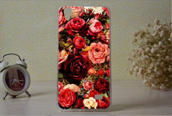 Жесткий чехол с рисунком для Huawei g620s diy чехлы 3D модный красивый дизайн цветами |