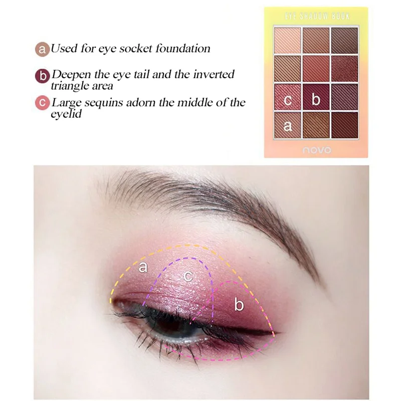 3 стильные 12 видов цветов матовые тени для век нежная палитра блестящие модные