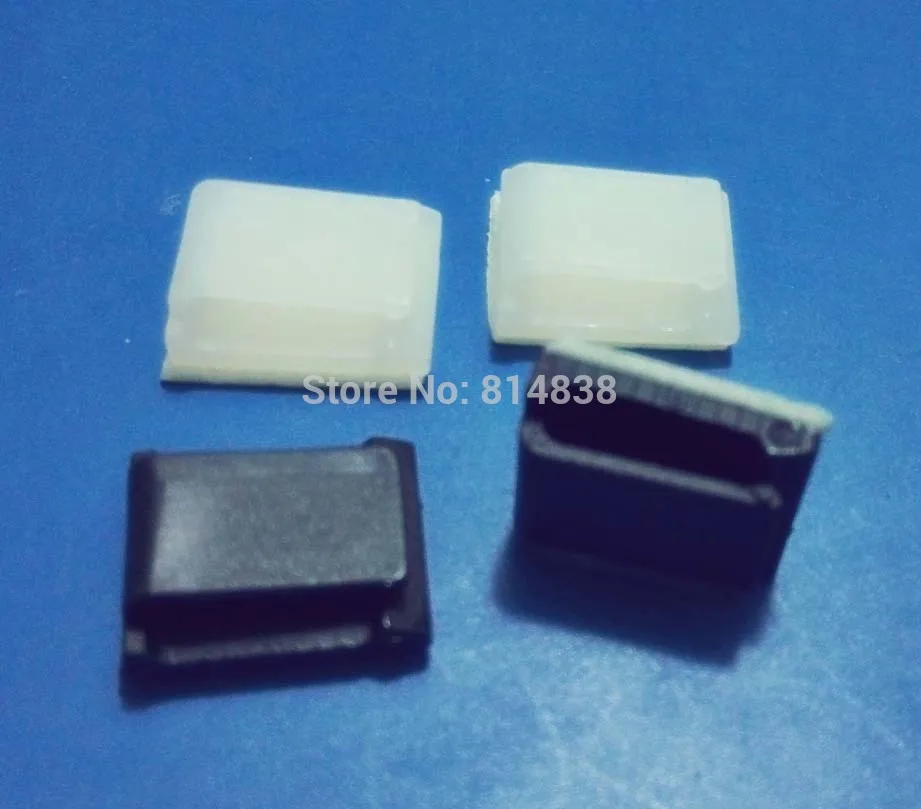 Черное нейлоновое пластиковое самоклеящееся крепление Wkooa NC1316 для галстука 1000