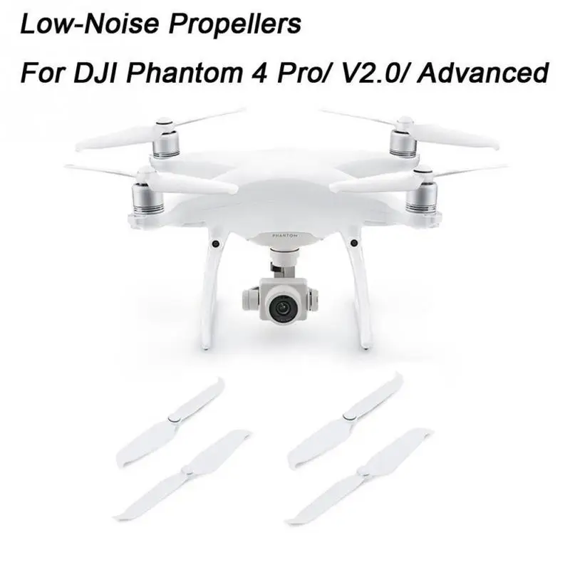 2018 NEW HOT SALES 4pcs Noise Reduction Propellers For DJI Phantom 4 Pro/V2.0/Advanced Spare Part Accessories | Электроника