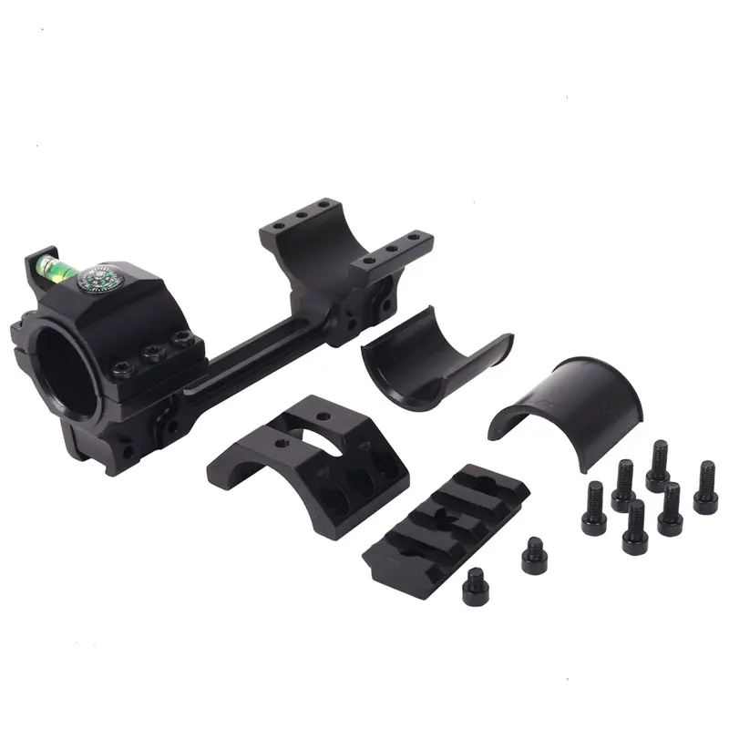 WESTHUNTER One Piece Scope Mounts 11mm Dovetail 25.4mm/30mm Rings Bubble Level Mount Sight For Rifle | Спорт и развлечения