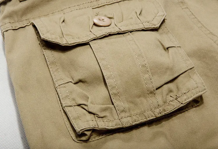 Новые мужские летние Грузовые Шорты повседневные хлопковые мужские камуфляжные шорты Прямая ABZ146