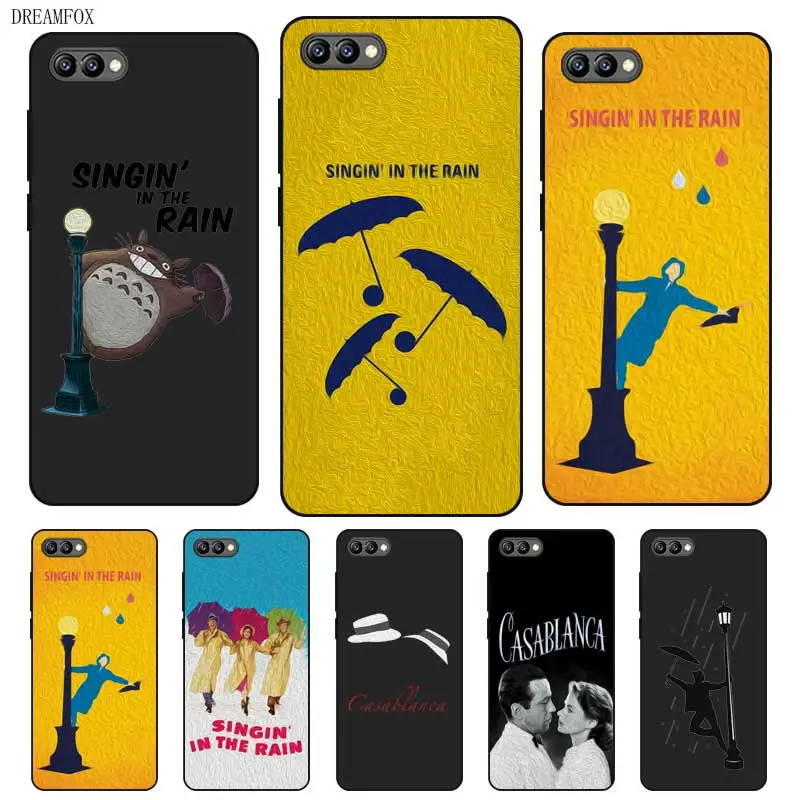 N282 Casablanca Black Silicone Case Cover For Huawei Honor 8C 8X 9 10 20i V10 V20 Note10 Max Lite Magic2 |