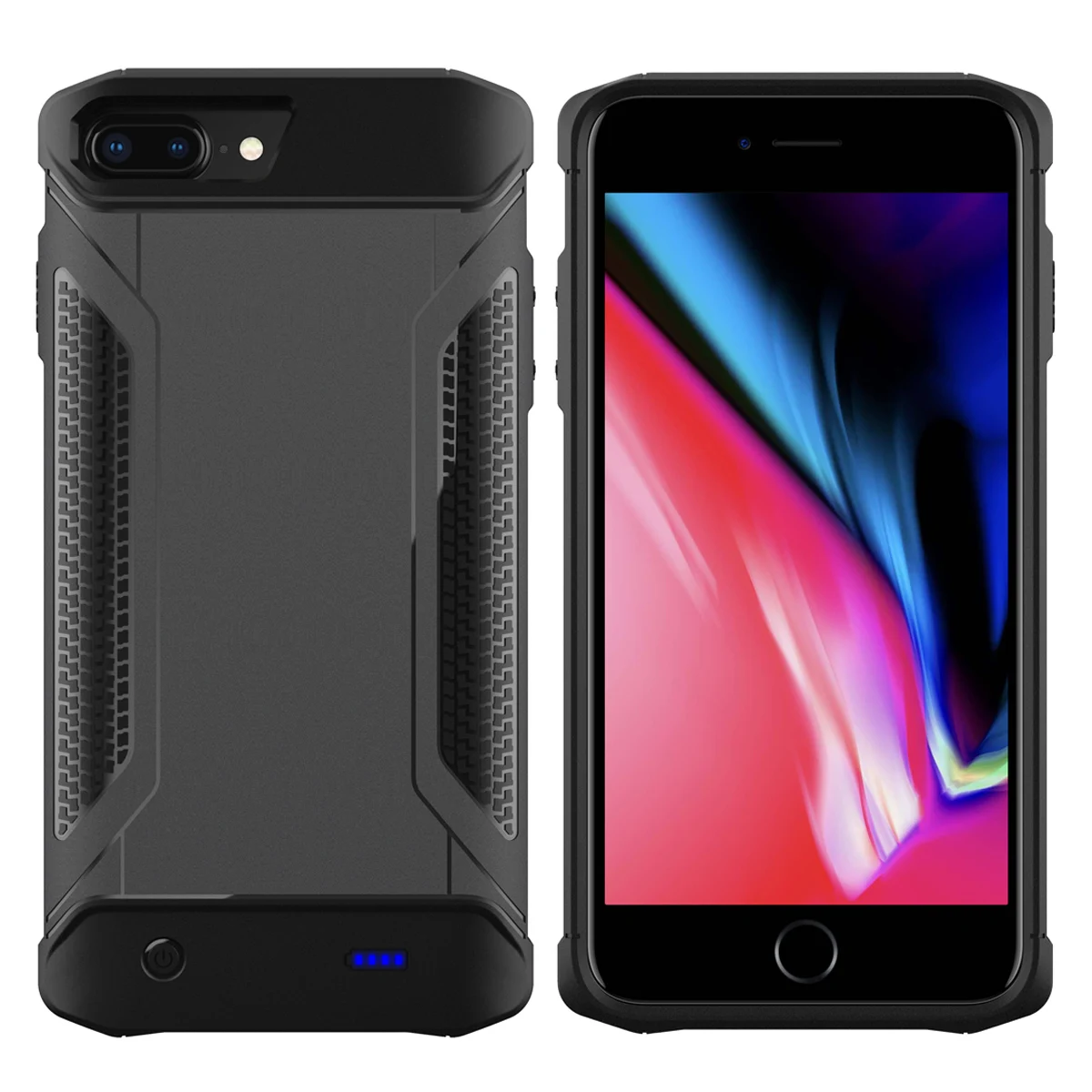 4000mAh зарядное устройство чехол для iPhone 6 6s 7 8 расширенный Прикрепленный мобильный