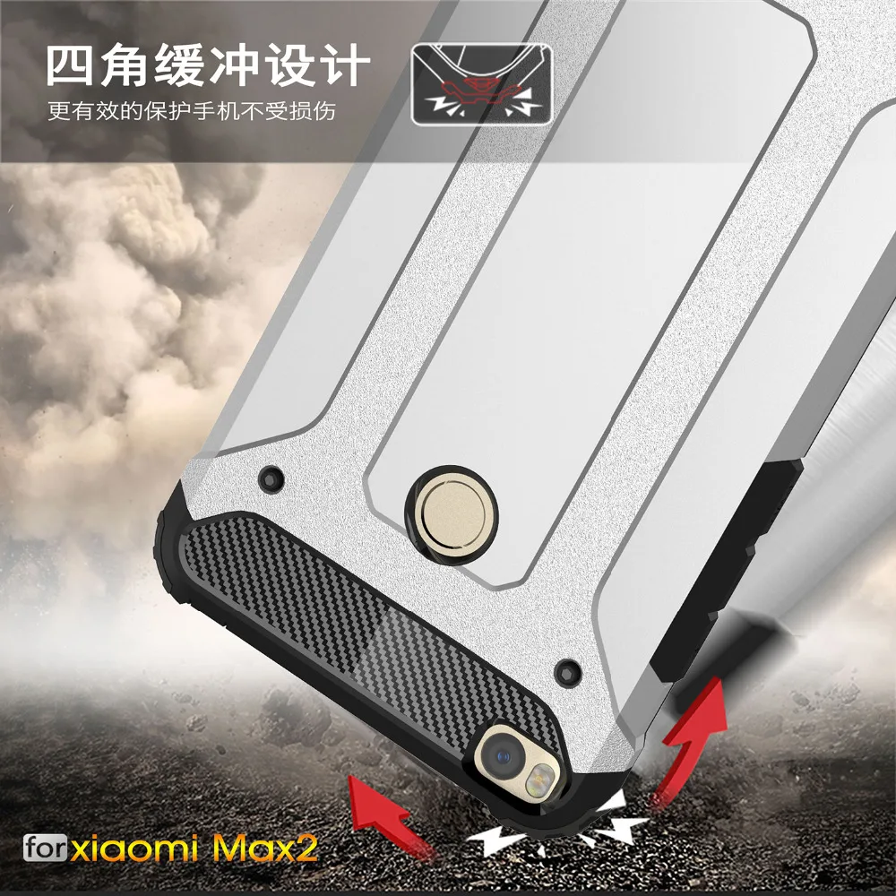 TRISEOLY For Xiaomi Mi Max 2 Case Luxury Diamond Armor Shockproof Hard And Durable TPU Back Cover MIMax2 | Мобильные телефоны и