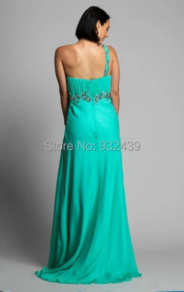 A Line One Shoulder Long Party Dresses Evening Gowns With Ruched Bodice Floor Length Crystals Plus Size Chiffon Prom Dress | Свадьбы и