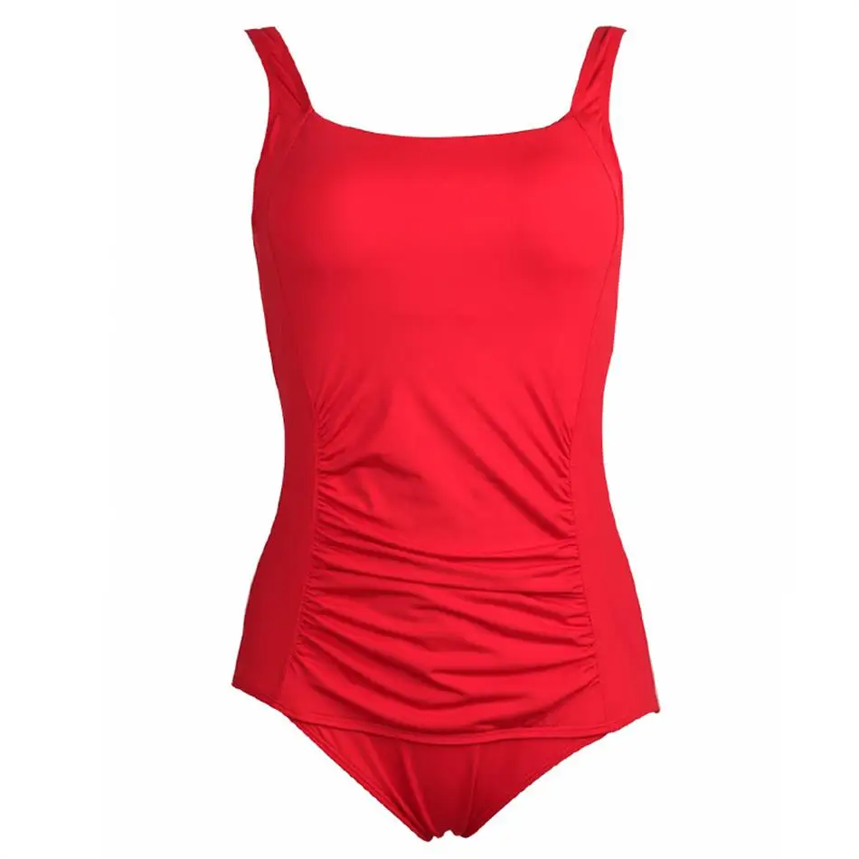 2018 Новый Цельный купальник женский плюс размер большой винтажный Ретро мягкий