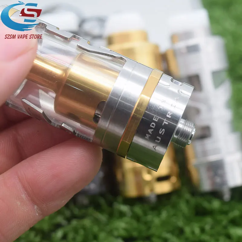 V5S v6S 23 мм RTA бак для электронной сигареты 6 мл емкость 316ss Регулируемый нижний