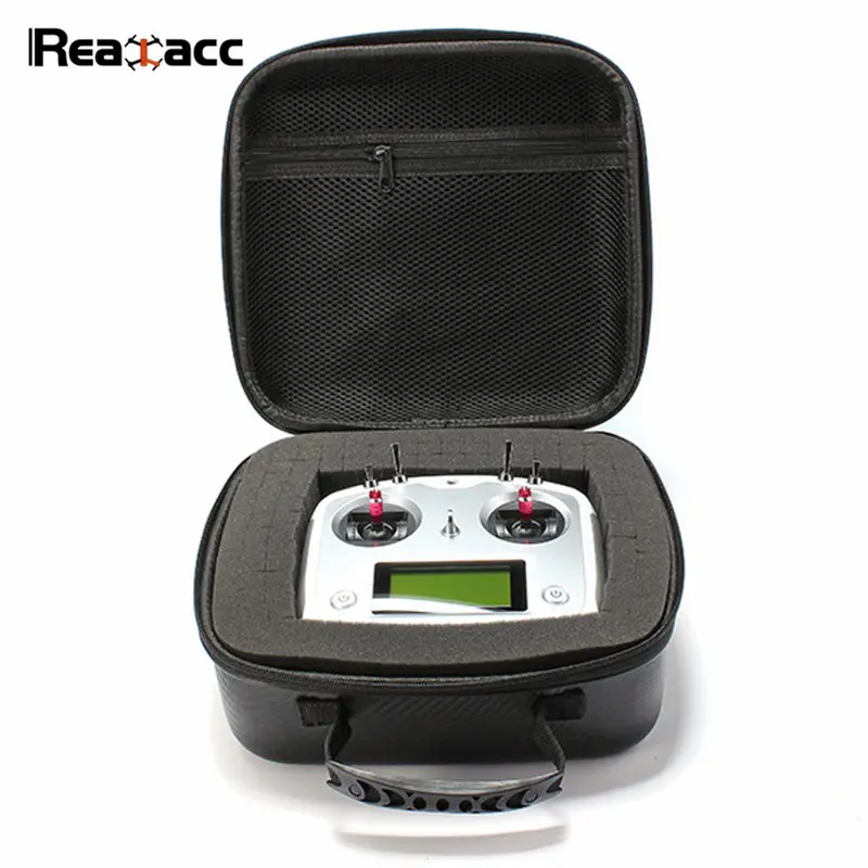 Оригинальная сумка Realacc на молнии Жесткий Чехол черная для переноски Frsky X7 X9D FlySky