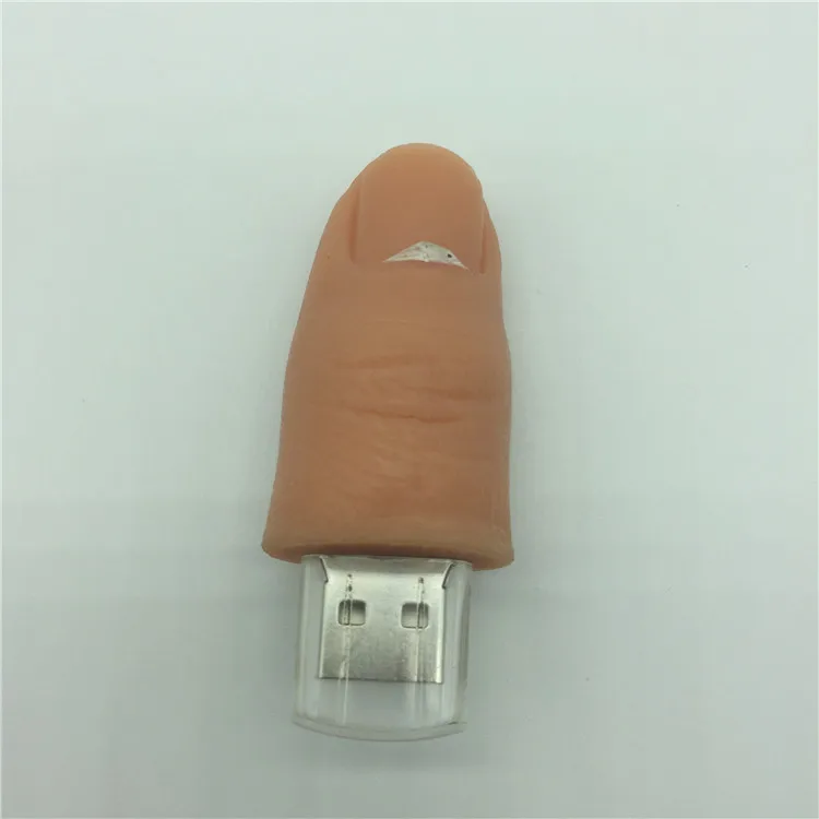 USB 3 0 флеш-память Забавный мультяшный Флешка модель человеческого пальца 4/8/16/32/64