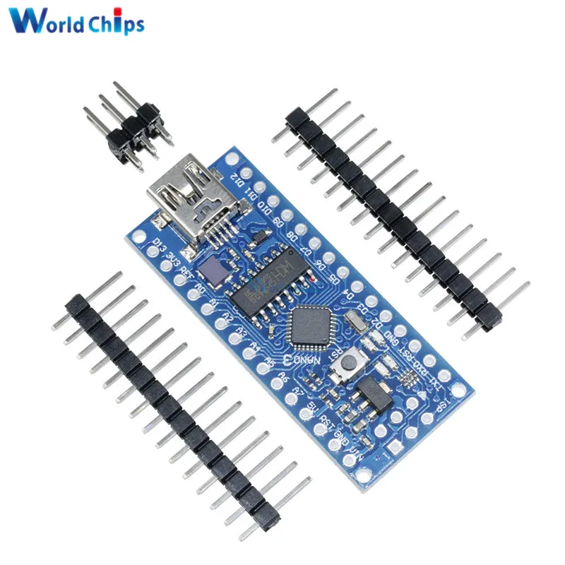 ATmega168 CH340 CH340G Nano V3.0 3,0 Mini USB UART плата 16 МГц 3,3 В 5 В микроконтроллер модуль для Arduino