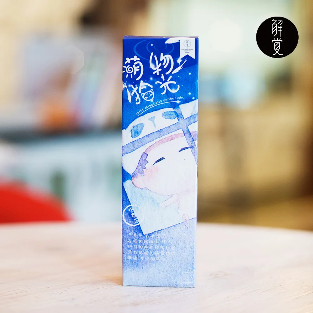 

30pcs/pack Cute Things Pick Up Light Bookmark Paper Bookmarkers Stationery Film Bookmarks For Books Book Markers