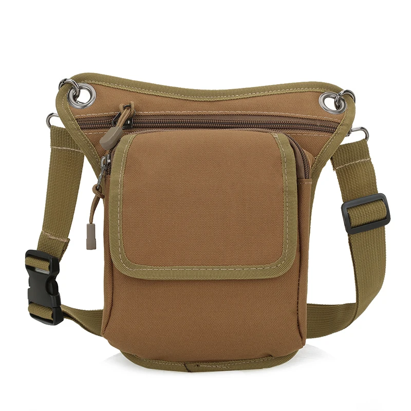 Мужская Холщовая Сумка DIDA BEAR черная или хаки многофункциональная