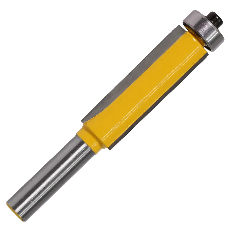 1Pc 8mm shank blade flush bit Flush Trim Router Bit End Bearing For Woodworking Cutting Tool | Инструменты