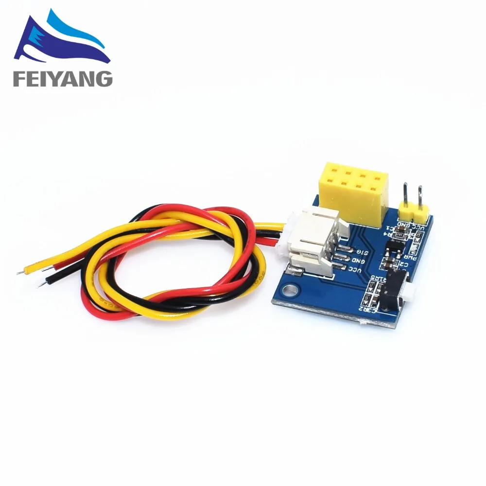 ESP8266 ESP 01 01S WS2812 RGB светодиодный модуль контроллера для IDE/SATA светильник кольцо