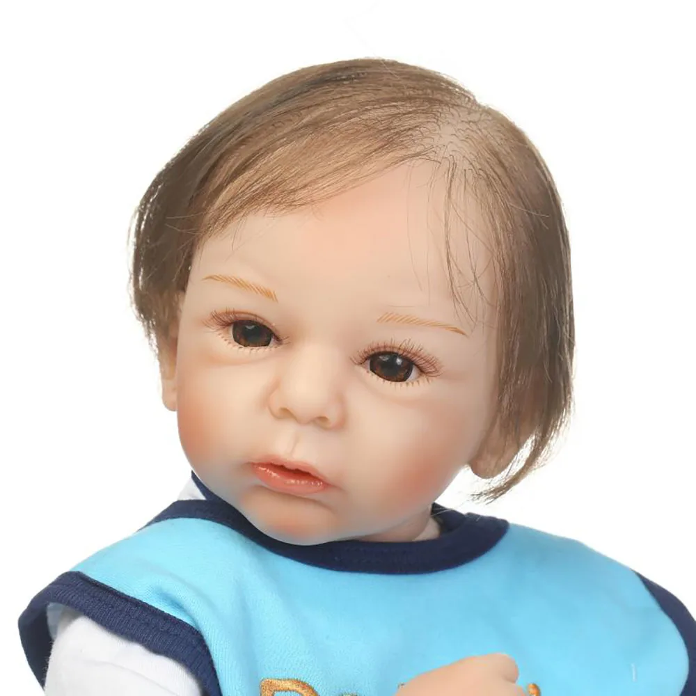 Действительно Настоящее Реалистичного Reborn Baby Doll 20 дюймов Мягкий силиконовый