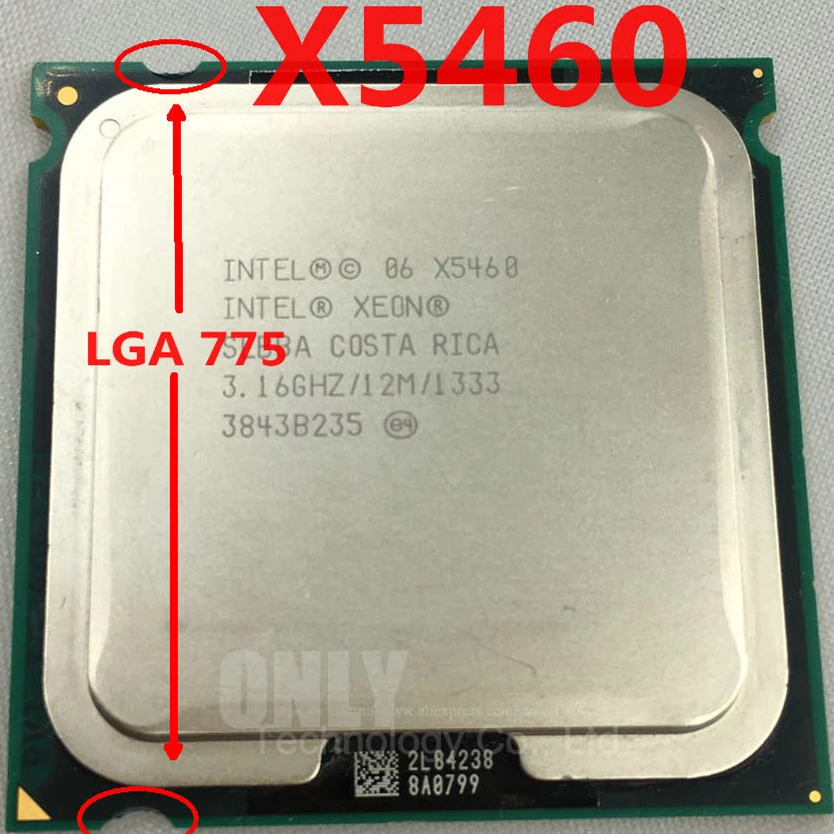 Бесплатная доставка низкая цена процессор intel X5460 ЦПУ 3 16 ГГц/12 МБ/1333 МГц похож на