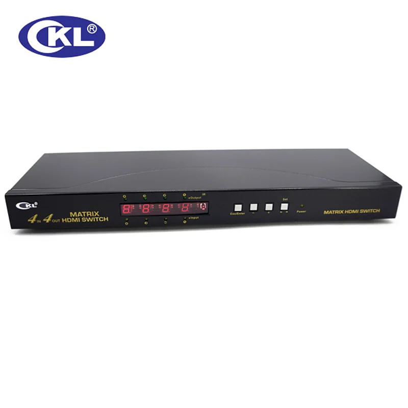 5 шт./лот CKL-4H4 4 в Выход HDMI матричный сплиттер стойка поддержка 1 V 3D 1080P для PS3 PS4 Xbox 360
