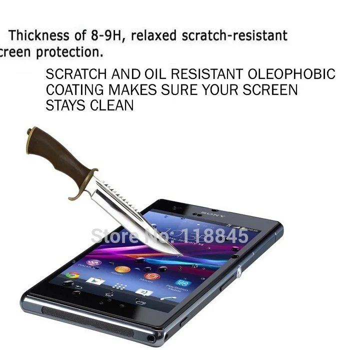 VSKEY 10 шт. 2.5D закаленное Стекло для sony Xperia L2 Экран протектор anti-развеется защитная пленка