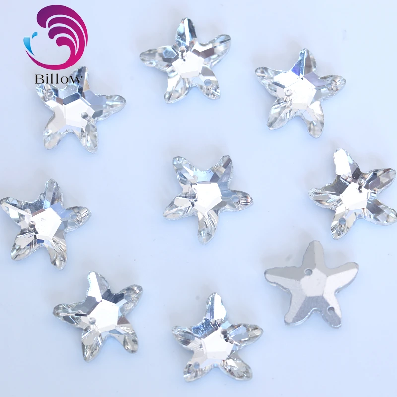 Стразы с заостренным основанием для пришивания страз из хрустального стекла