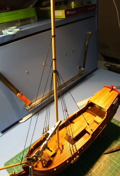 Комплект модели корабля хобби поезд деревянные модель 3d лазерная резка весы 1/80
