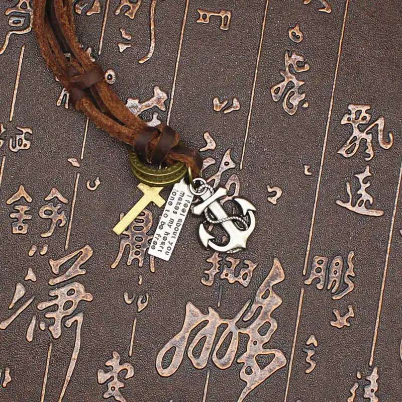 Кожаная искусственная кожа XiongHang с перьями в стиле панк винтажная Регулируемая