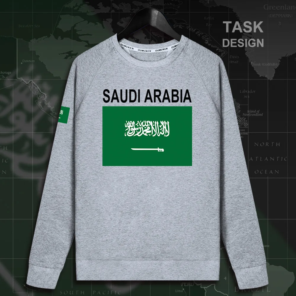 Saudi Arabia Arabian SA SAU мужская толстовка с капюшоном пуловеры Мужская тонкая новая