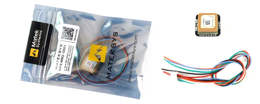 Matek Systems M8Q 5883 GPS & QMC5883L компактный модуль для радиоуправляемых дронов FPV гоночных