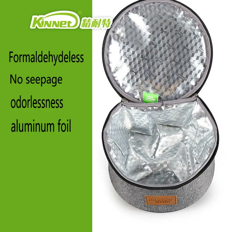 KinNet переносная коробка для ланча сумка маленькая круглая Водонепроницаемая