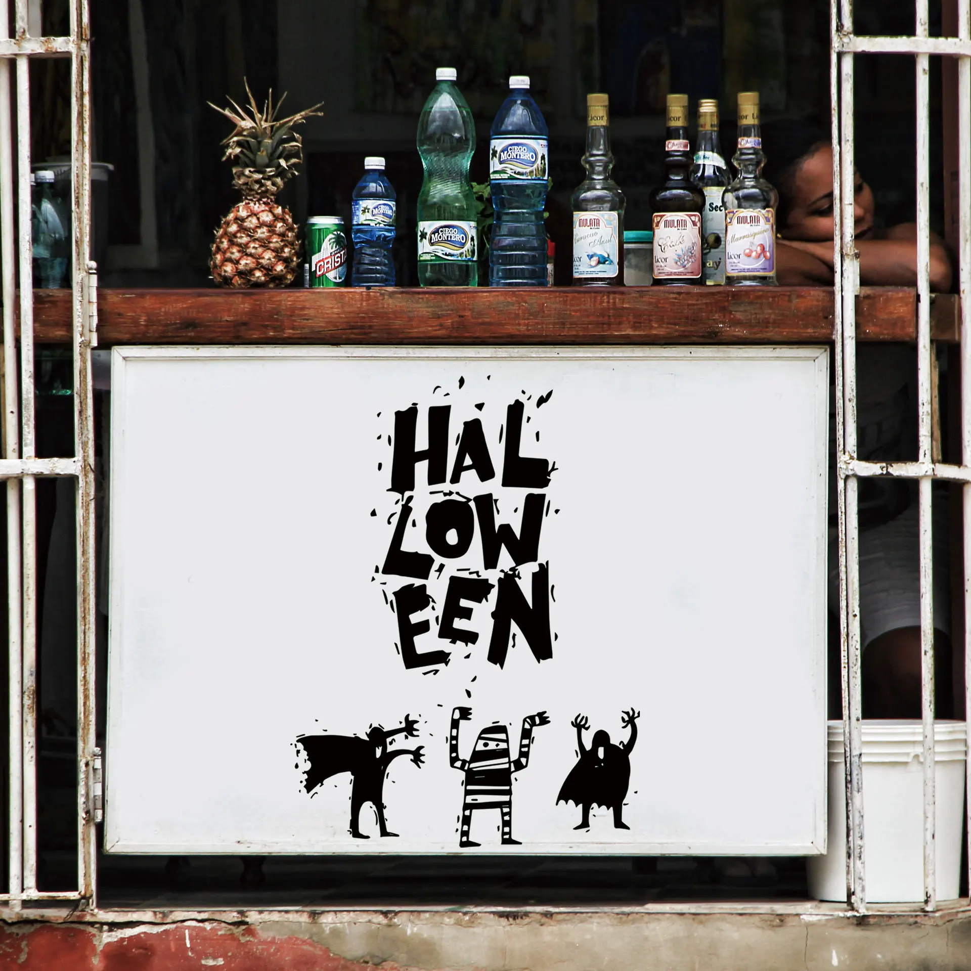 Фестиваль искусство украшения Хэллоуин настенные стикеры на окна для дома