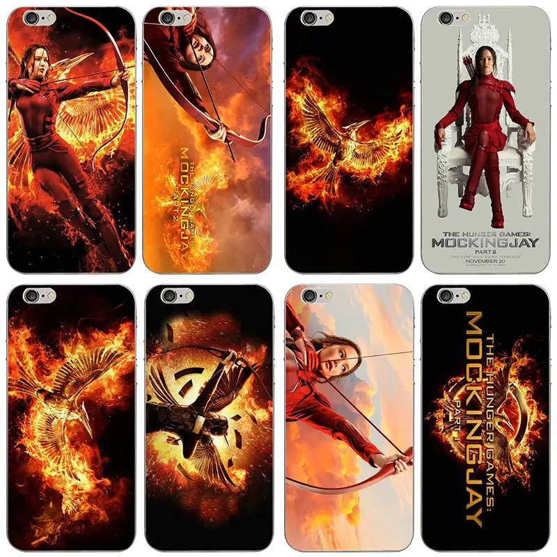 Мягкие Силиконовые телефонные чехлы из ТПУ чехол для Голодных игр iPhone X XR XS Max 10 7 6