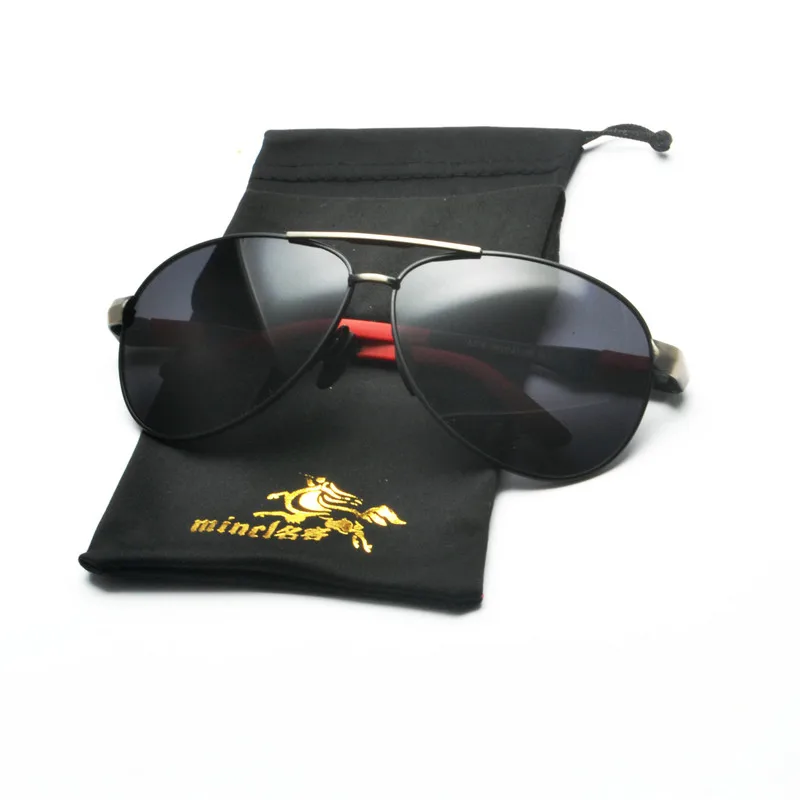 Мужские Солнцезащитные очки авиаторы поляризационные квадратные для вождения