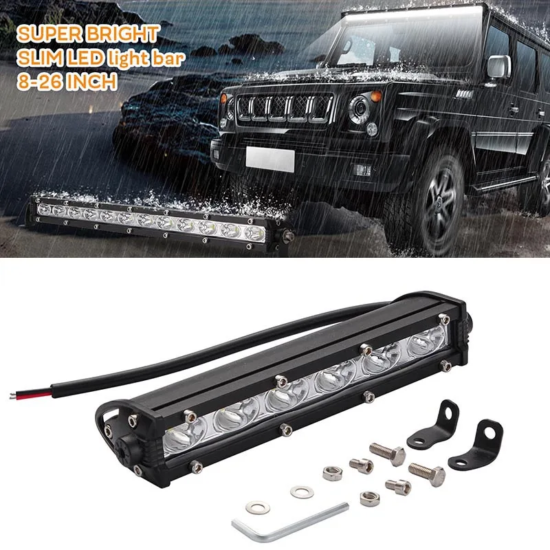 8inch LED Work Light Bar Waterproof Anti-dust Lamp for Off Road F-Best | Автомобили и мотоциклы