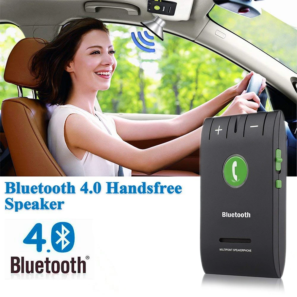 DDHAO Multipoint Громкая 4 0 + EDR Беспроводной Bluetooth Hands Free Car Kit MP3 музыкальный плеер для