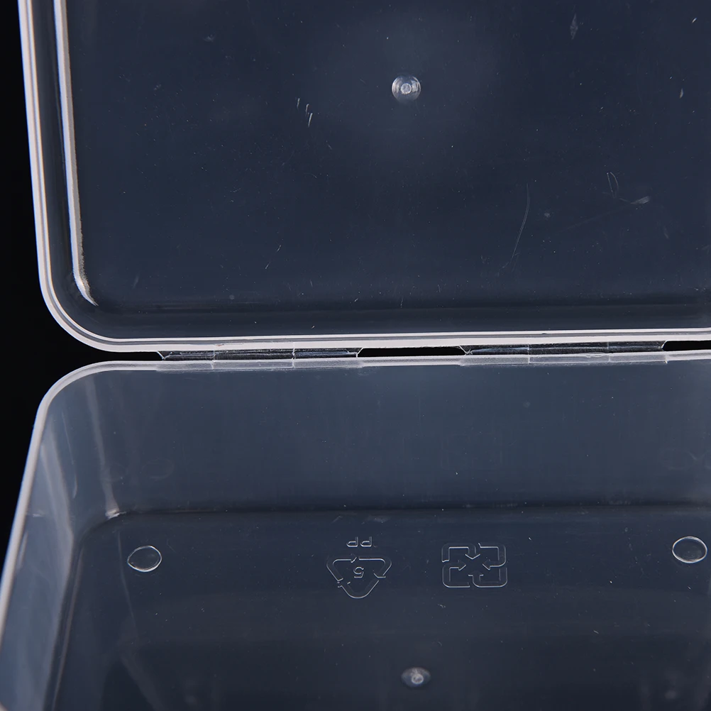 

Transparent Plastic Stationery Holder Storage Box for Cosmetics Jewelry Collection Parts Element Small Case Organization Display