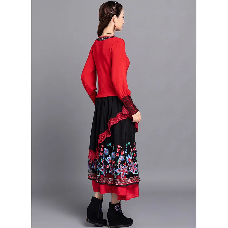 2018 Новый осень-зима Трикотажные Теплые юбки Для женщин Высокая талия