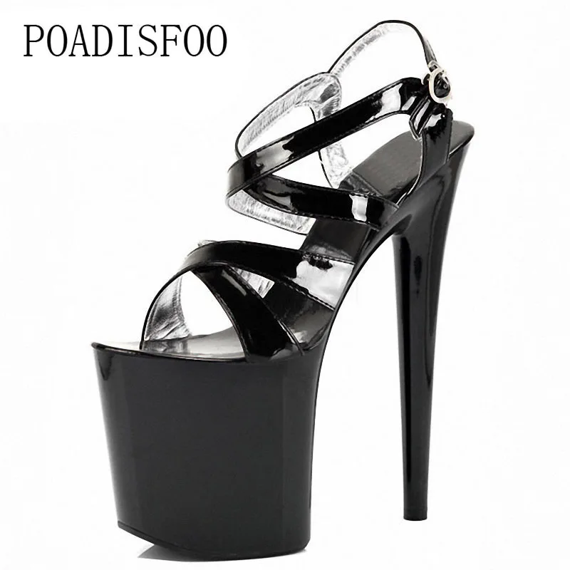 LTARTA women's shoes 20cm waterproof platform hollow sandals sexy punk nightclub performance LYP-Q-030-6 | Обувь