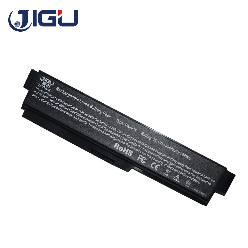 

JIGU Battery PA3636U-1BRL PA3638U-1BAP PA3728U-1BAS For Toshiba For Satellite Pro 3000 C650 C650D L510 L630 L640 L670 T110 T130