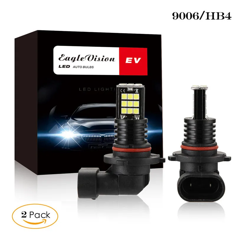 WUPP противотумансветильник s 24 Вт 6000K 2 шт. 9006 HB4 3030 SMD светодиодный ные RGB