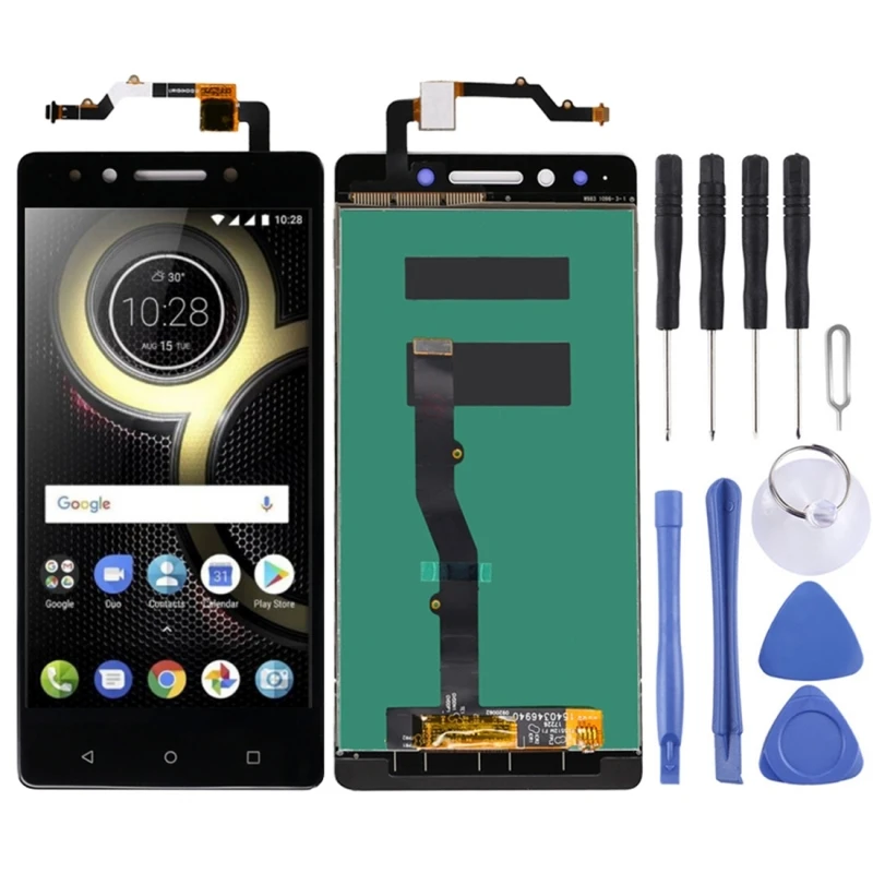 Высокое качество ЖК экран и дигитайзер полная сборка замена стекла для Lenovo K8 Note