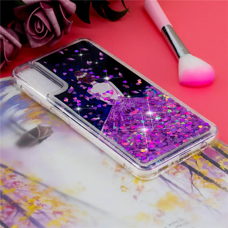 Жидкие блестящие мраморные Чехлы для Samsung Galaxy A10 A20 A30 A50 A60 A70 чехол M10 M20 M30 мягкий с