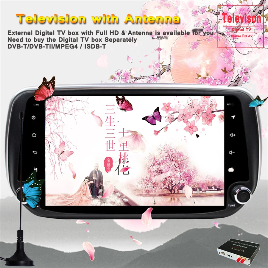 Автомобильный dvd-плеер на Android 13 0 для Hyundai Santa Fe 2018 2019 Gps-навигация радио видеоплеер