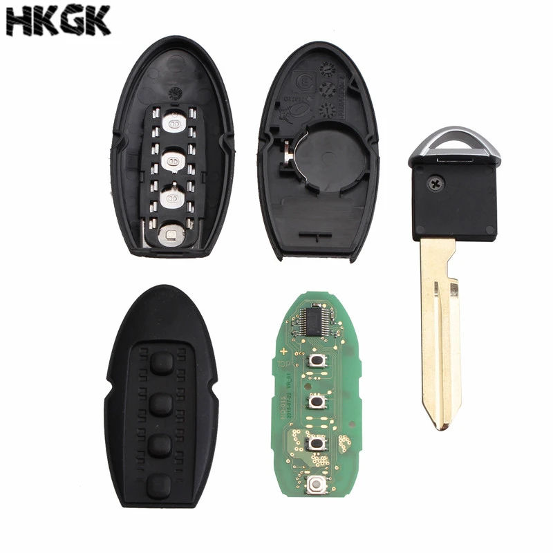 4 пуговицы 315 МГц автомобиль дистанционного Smart Key ID 46 чип для Ниссан алтима Максима Мурано FCCID KR55WK48903