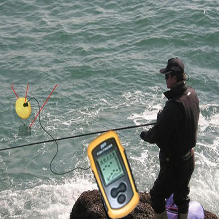 1 шт. портативный эхолокационный сигнал рыбопромысловый эхолот 0 7 100 м