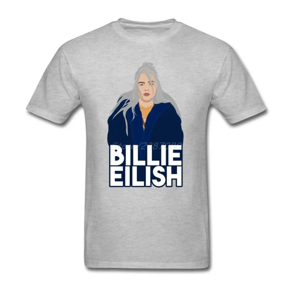 Новая футболка Billie Eilish парная Мужская хлопковая с круглым вырезом большие