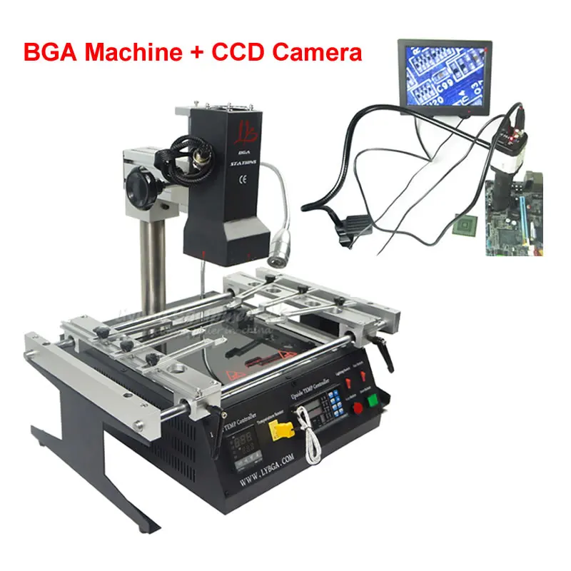 IR6500V.2 with CCD LY IR6500 V.2 Инфракрасная паяльная станция BGA реболлинг машина с CCD камера система для материнских плат Ремонт - Цвет: IR6500V.2 with CCD